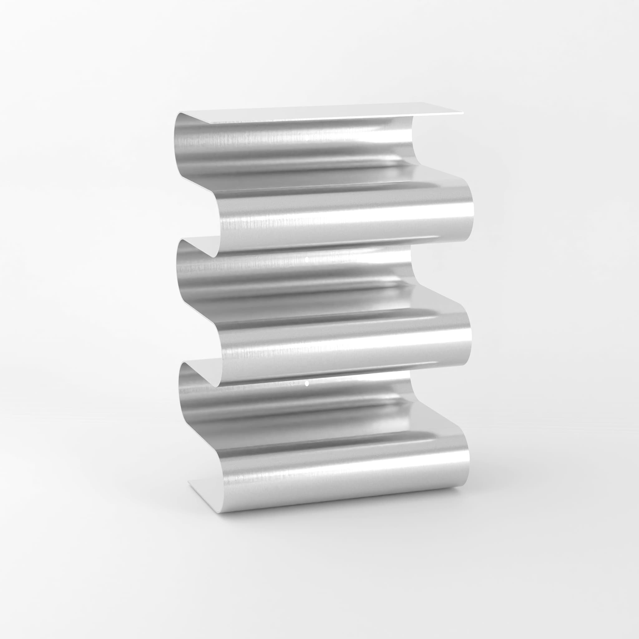 THE WAVY Raw Aluminium